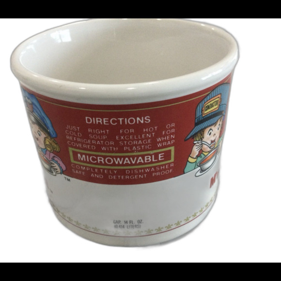 1997 Campbell Soup “M’m M’m M’m Good!” Graphic Ceramic Mug - Picture 2 of 10